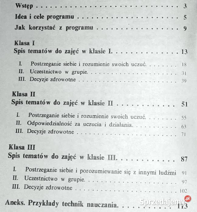 Program edukacyjny kl 1 3 A Kołodziejczyk Rok wydania 1991 Chełm