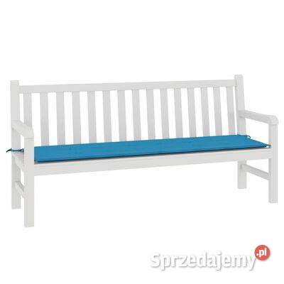 vidaXL Poduszka na ławkę ogrodową niebieska Wyposażenie wnętrz Warszawa