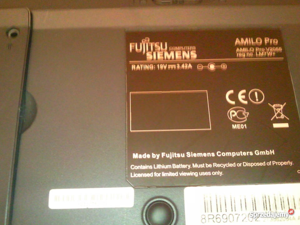 FujitsuSiemens Amilo Pro v2055 kujawsko-pomorskie Bydgoszcz