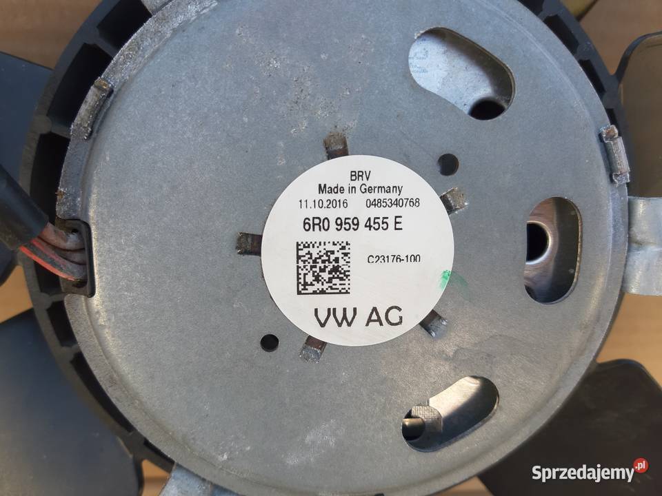 VW SEAT SKODA WENTYLATOR CHŁODNICY 6R09659455E Trzciel