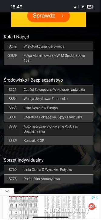 BMW E90 mpakiet z vin 330d 335d ZAMIANA ABS Brzóza Stadnicka