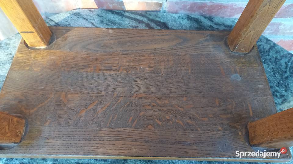 Stolik dębowy kawowy Boczny Kwietnik Stojak na zachodniopomorskie