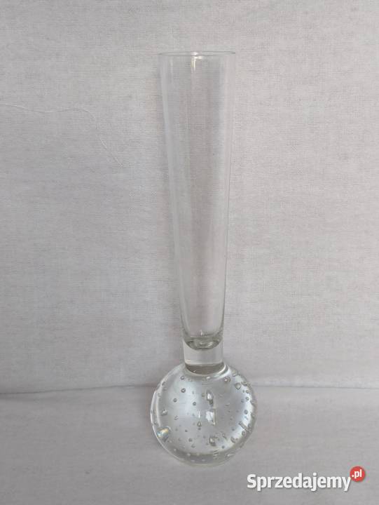 Wazon szklany Vintage Bubble Bud Flakon Kielce sprzedam