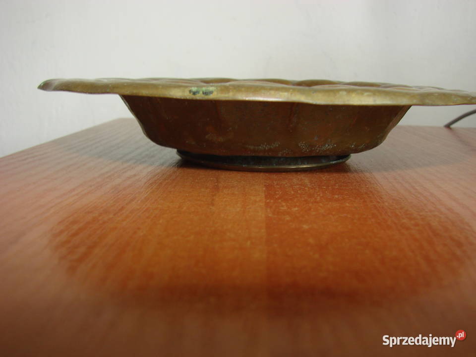 stara mosiężna miseczka popielniczka Pruszcz Gdański