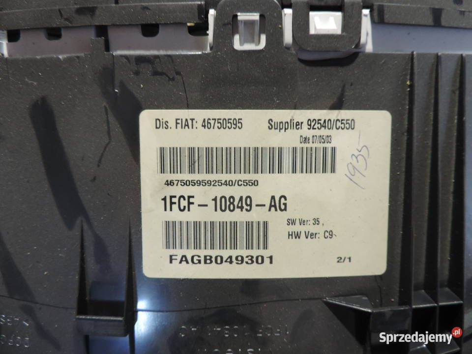 LICZNIK FIAT STILO BENZYNA 46750595 Nowy Sącz