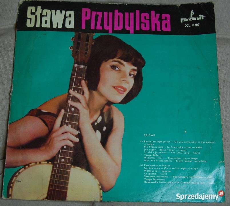 Płyta winylowa SŁAWA PRZYBYLSKA Warszawa