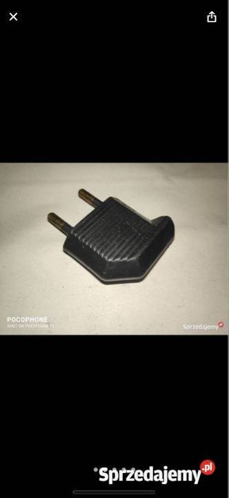 Wtyczka 230 V boczna czarna śląskie Gliwice