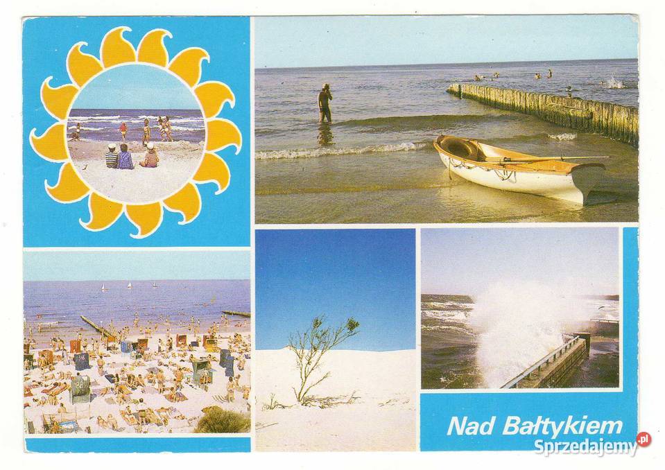 MORZE BAŁTYCKIE BAŁTYKIEM POCZTÓWKA Krynki sprzedam