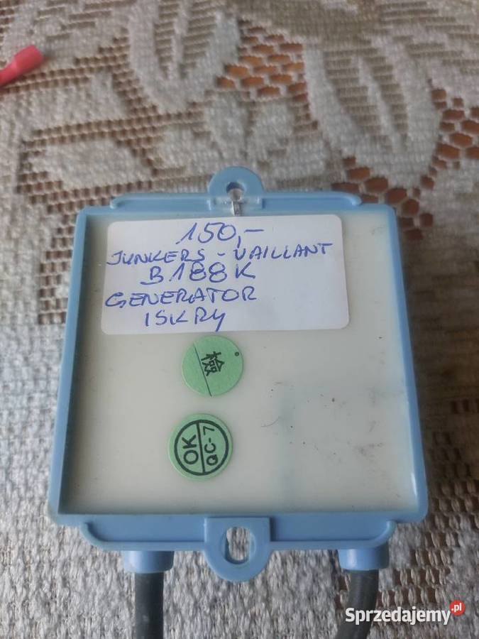 JUNKERS VAILLANT B188K GENERATOR ISKRY Nowy Sącz sprzedam