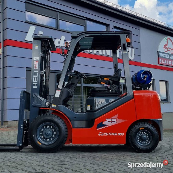 Nowy gazowy wózek widłowy Heli CPYD25KU1H Kubota Mogilany sprzedam