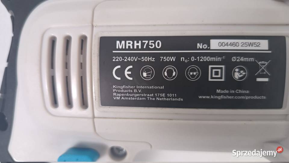 Młotowiertarka MacAllister 750 W śląskie Katowice