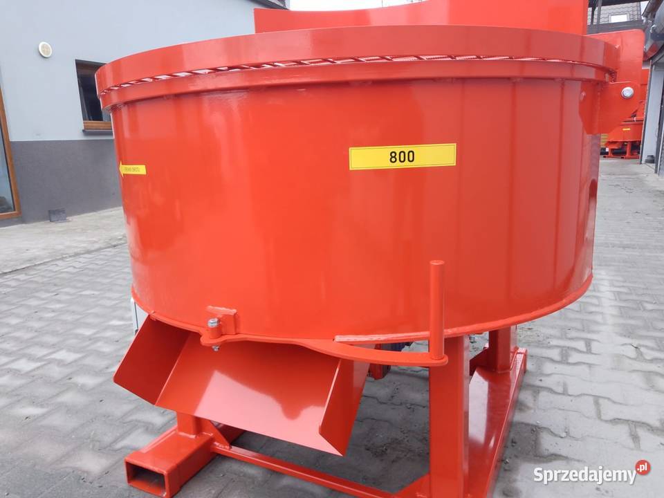 Betoniarka elektryczna 800L malowana proszkowo Krotoszyn