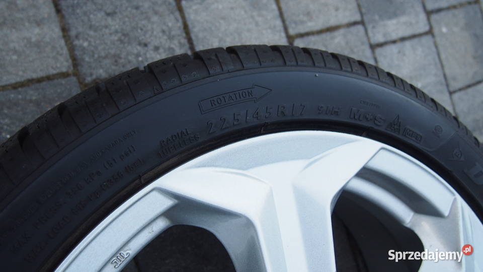 koła zimowe 17 audi mercedes 2254517 et50 felgi Samochodowe Zawiercie