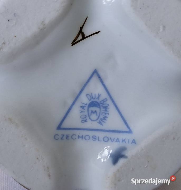Porcelanowy wazonik Royal dux Bohemia lubuskie Strzelce Krajeńskie