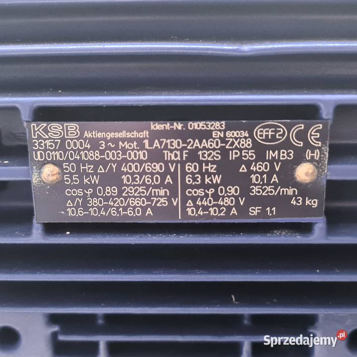 Pompa wirowa spożywcza KSB ETACHROM NC 025250 Błonie