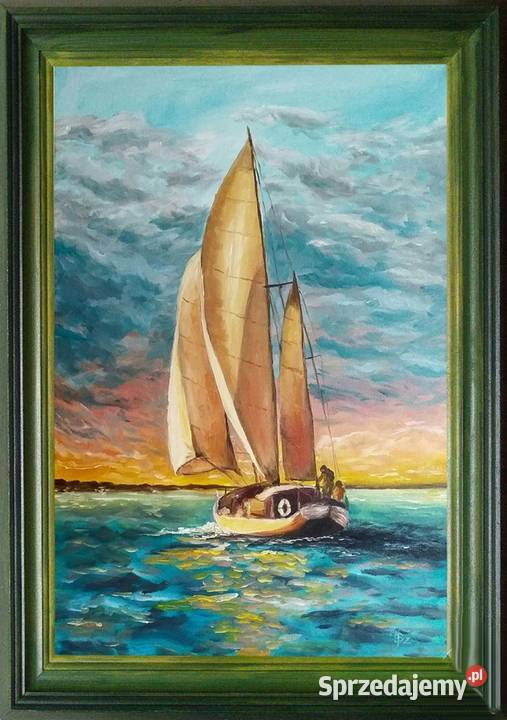 Obraz olejny Żaglówka Lublin