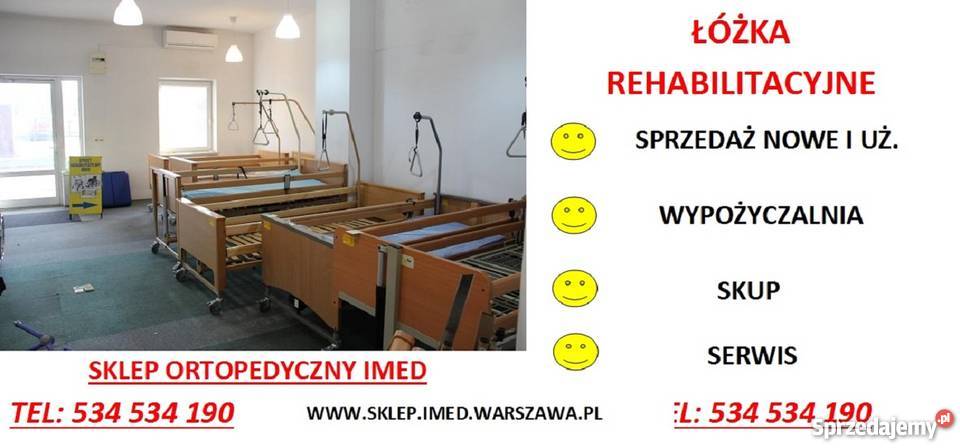 Łóżko Rehabilitacyjne Elektryczne Wypożyczalnia mazowieckie