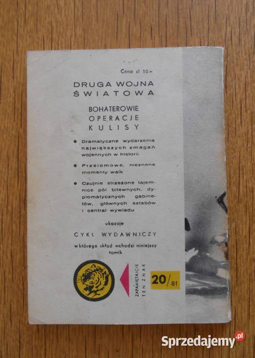 Żółty Tygrys Zagłada Czwartej Floty 2081 historyczne Parczew sprzedam