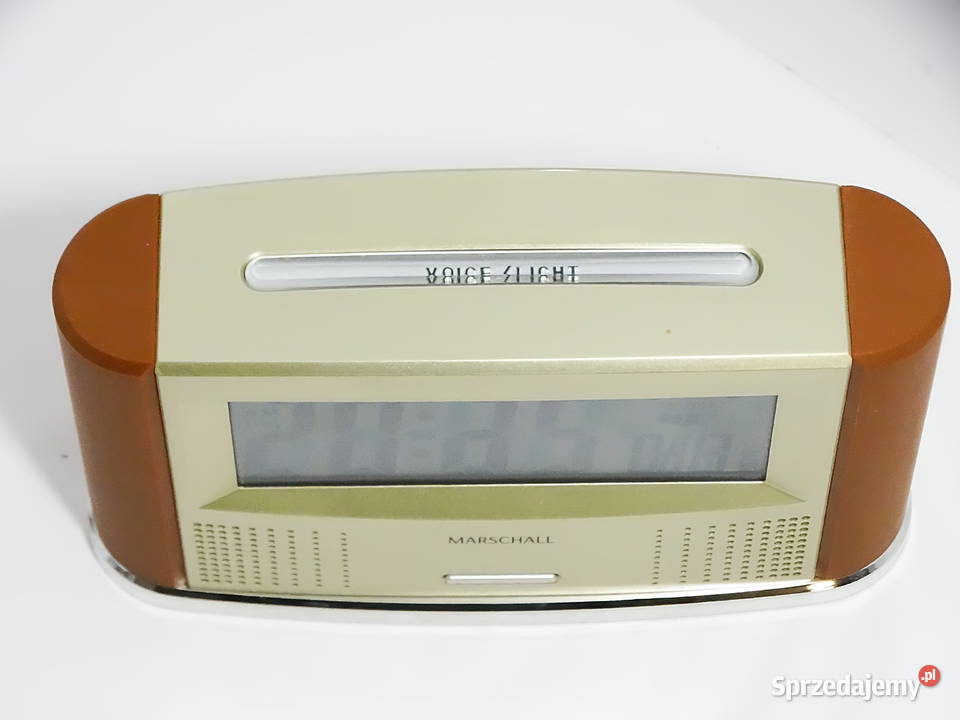Mówiący radiowy zegarbudzik z termometrem lubelskie Biłgoraj