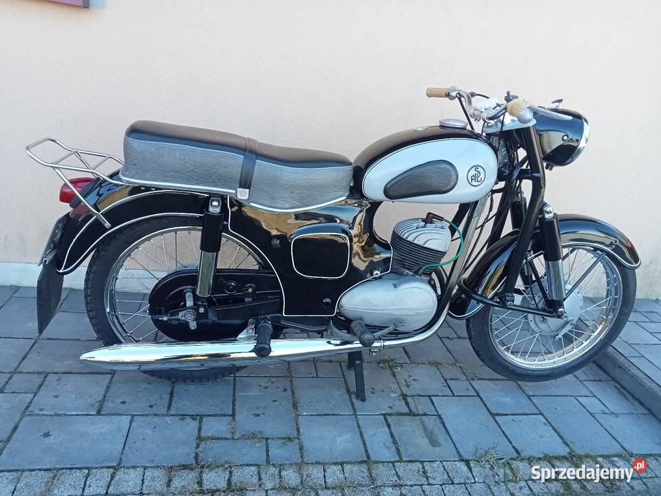 Polski Motocykl zabytkowy SHL m11 Nowy Sącz