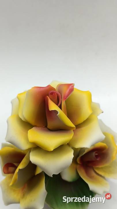 Porcelana dekoracja posy kwiaty róże Italy Zamość