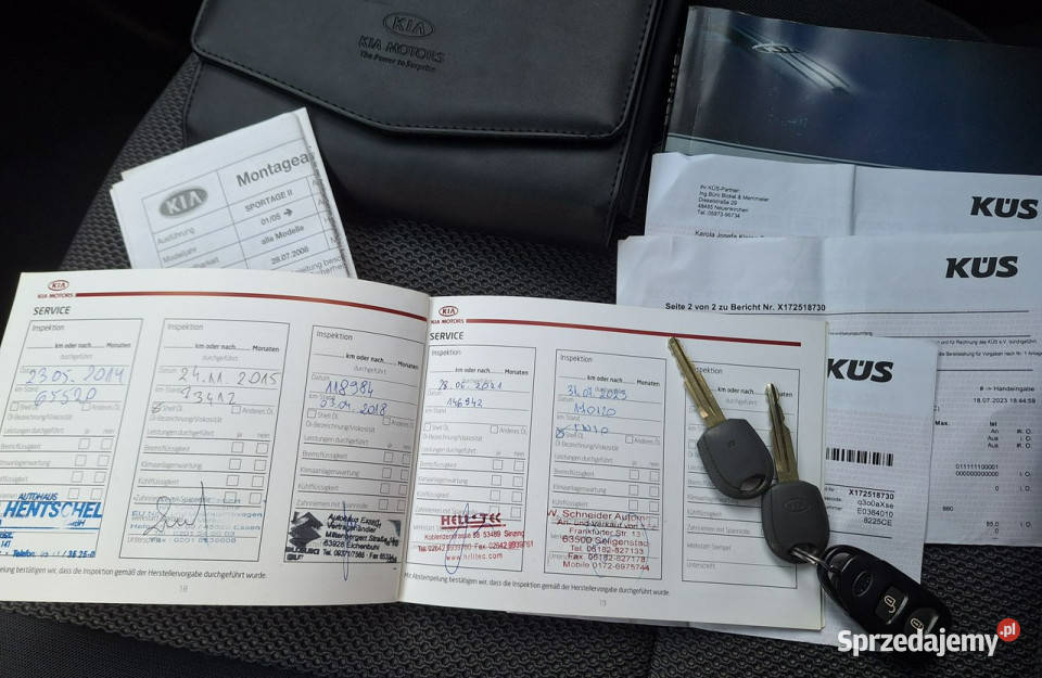 Kia Sportage 20i LiFT ŁADNA alufelgi 1 światła przeciwmgielne