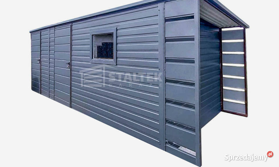 Schowek Domek Ogrodowy 5x2m Wiata 05m 2x Drzwi Lubartów sprzedam