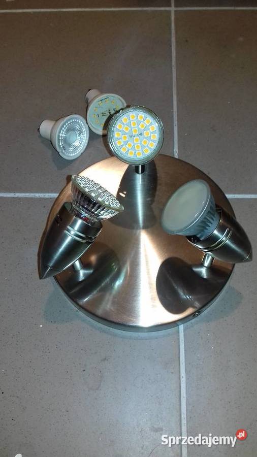 Lampa kinkiet LED 3 ramienny stal nierdzewna sprzedam