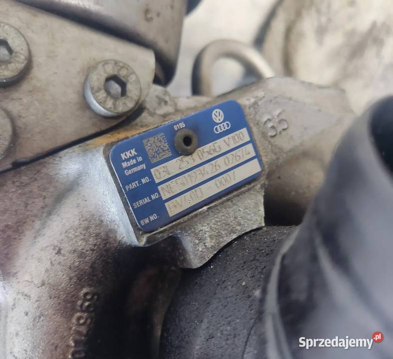 VW TURBINA TURBOSPRĘŻARKA TURBO CFH 03L253056G Radom
