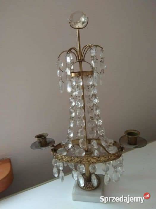 Świecznik kryształowy pomorskie Gdańsk