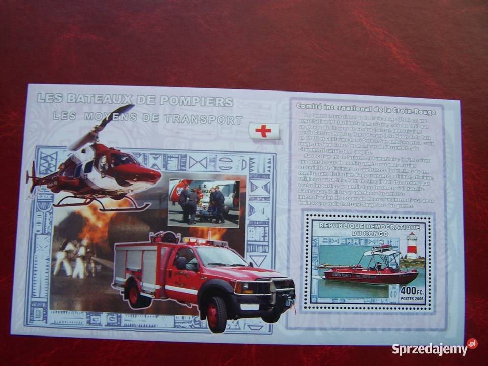 Kongo 2006 MNH Pojazdy ratownicze Transport Tychy