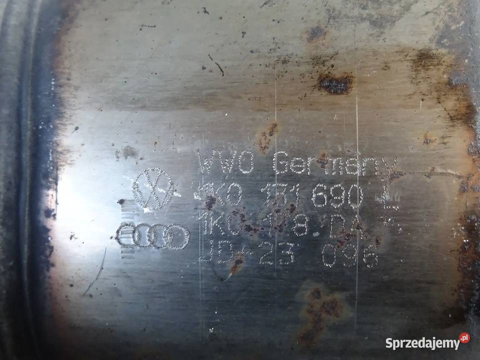 Katalizator rura wydechowa Vw Touran Golf Cady Parcice