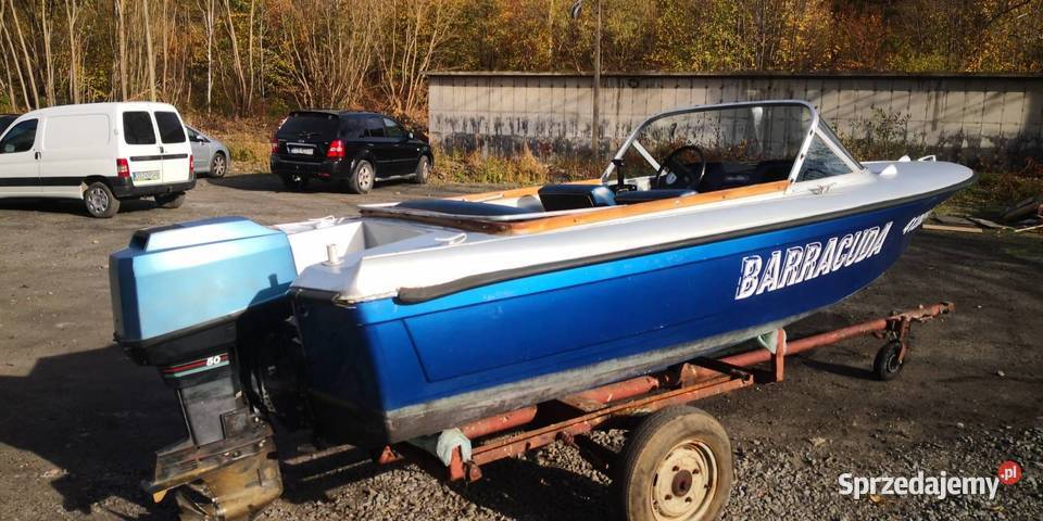 Motorówka MERLIN w zestawie silnik MERCURY 50 dolnośląskie Bielawa