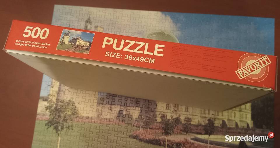 Puzzle Favorit Zamek Chenonceau 500 elementów Pozostałe Sosnowiec