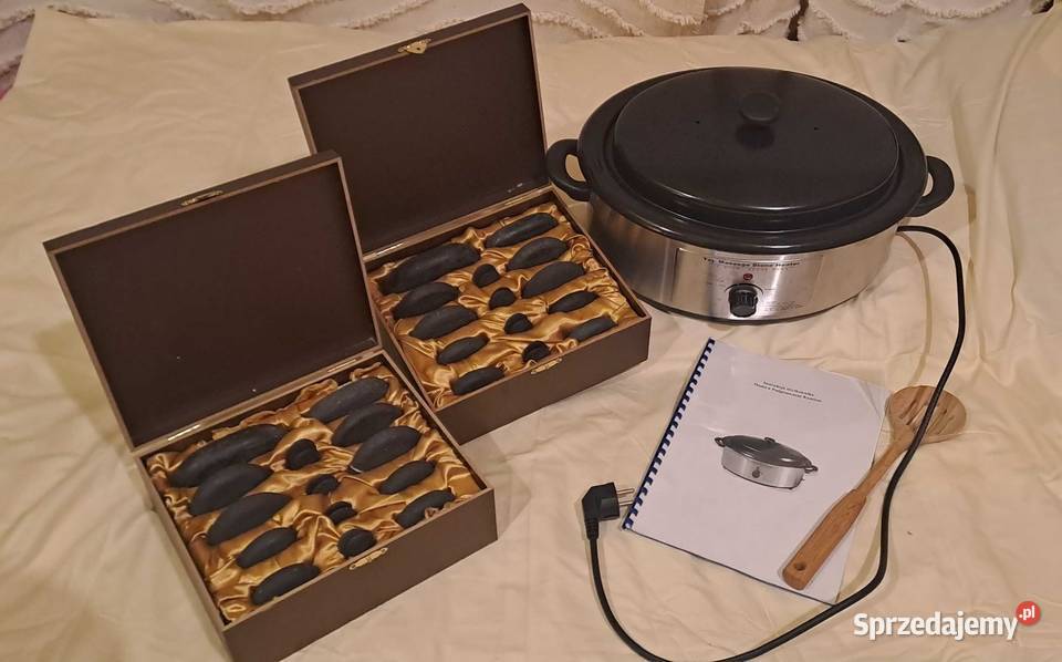 Kamienie bazaltowe do masażu z podgrzewaczem Kraków