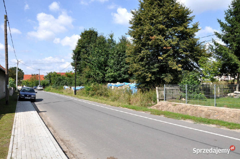 Działka budowlana sprzedaż Bąkowice gm Świerczów asfalt opolskie