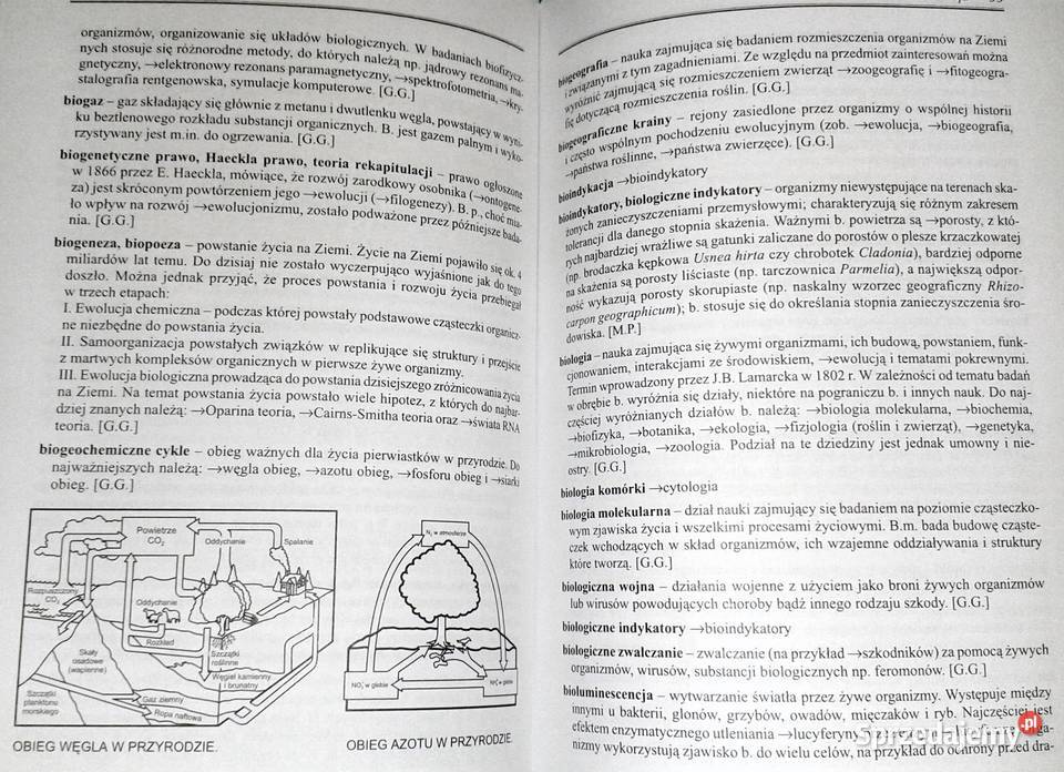 Słownik szkolny Biologia M Popielarska R Chełm