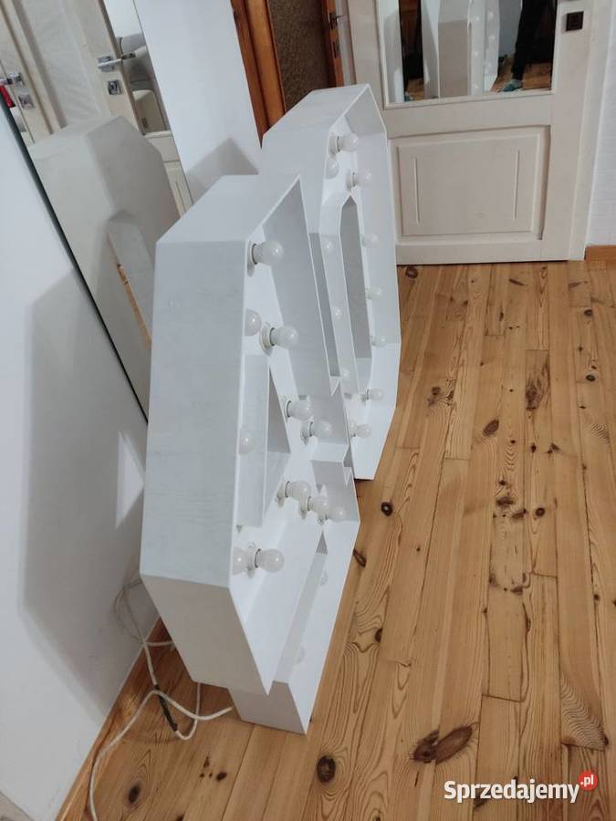 Cyfra 40 w 3D komplet biały