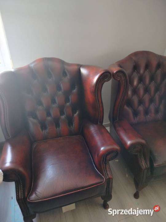Fotele Chesterfield lubelskie Biała Podlaska sprzedam