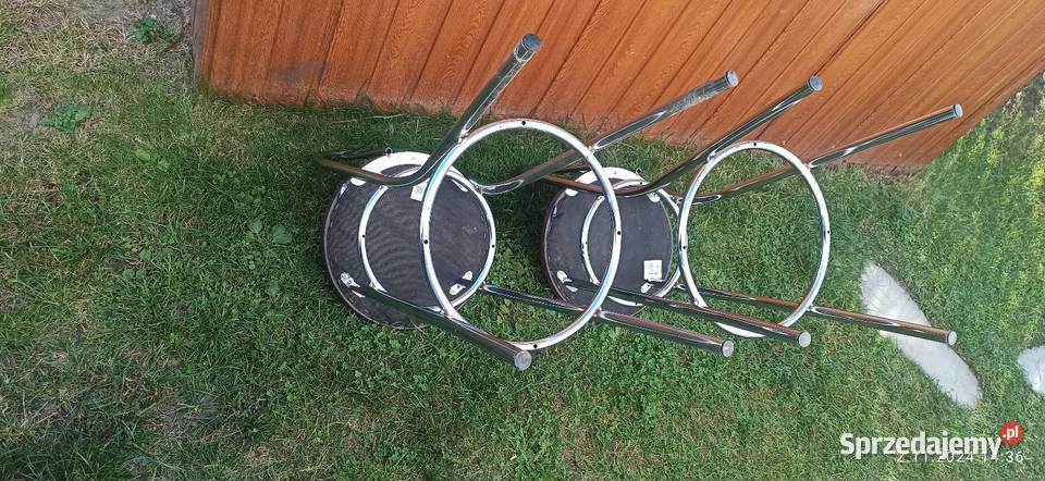 Hokery barowe 2sztuki ładne wysokie krzesła Opole