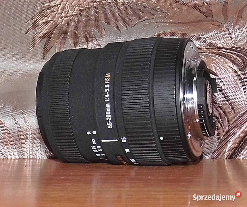 Obiektyw Sigma Zoom 55200 mm 4056 DC HSM Nikon F Elektronika Warszawa sprzedam