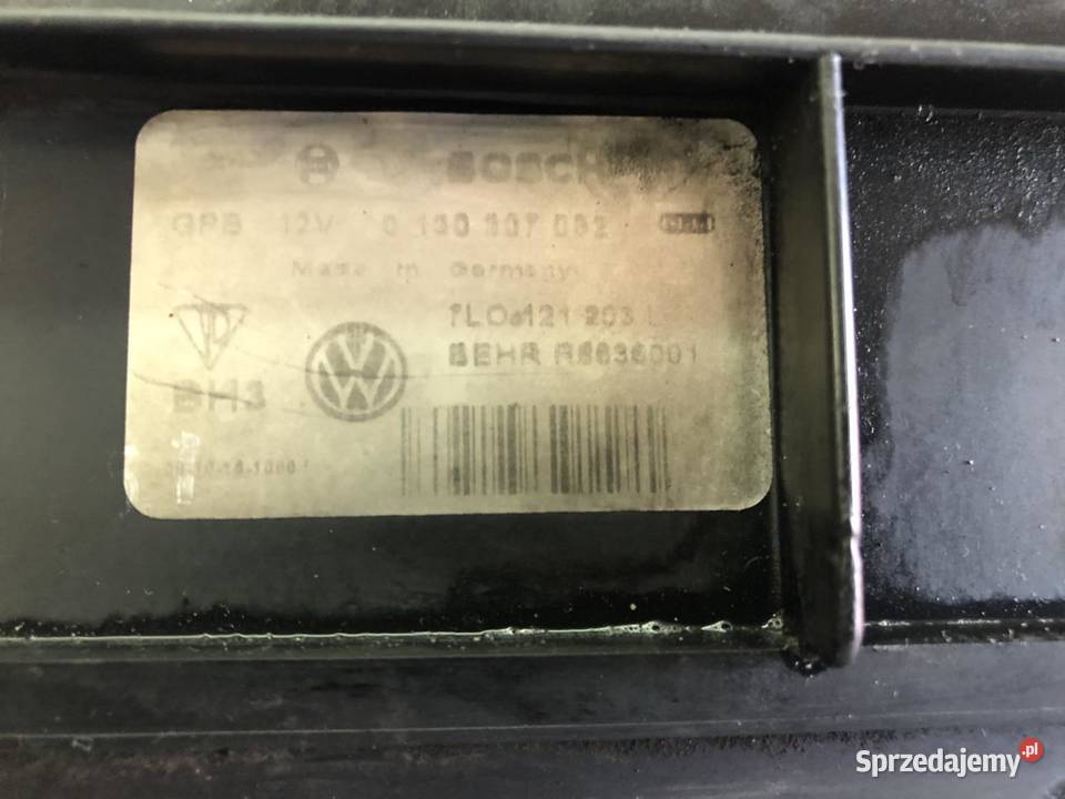 PAS PRZEDNI CHŁODNICE VOLKSWAGEN TOUAREG I LIFT osobowe Wentylatory chłodnic klimatyzacji wielkopolskie