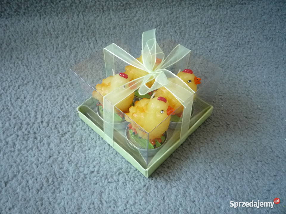 Nowe 4 świeczki Kury Kurczaki wielkanocne Szczecin