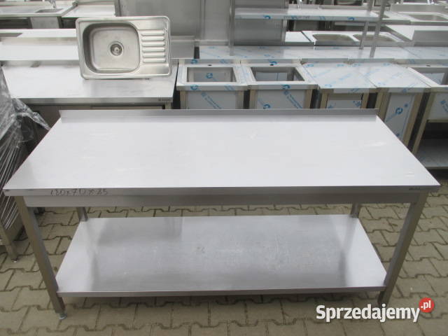 Stół Gastronomiczny Z Półką 904185 Stal Ostrów Wielkopolski