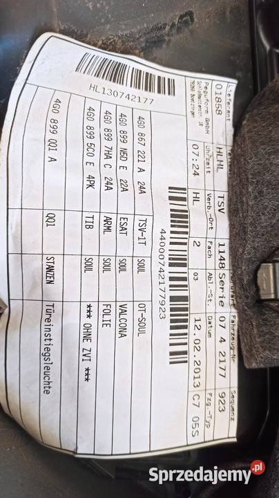 AUDI A6 C7 AVANT BOCZEK DRZWI LEWY TYŁ