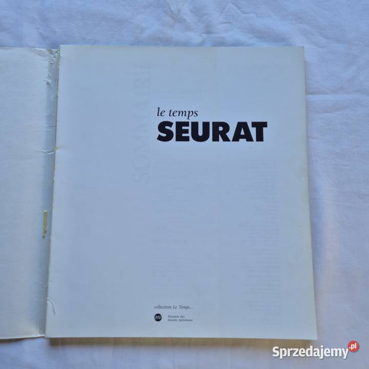 Georges Seurat album w jfrancuskim puentylizm Brzesko
