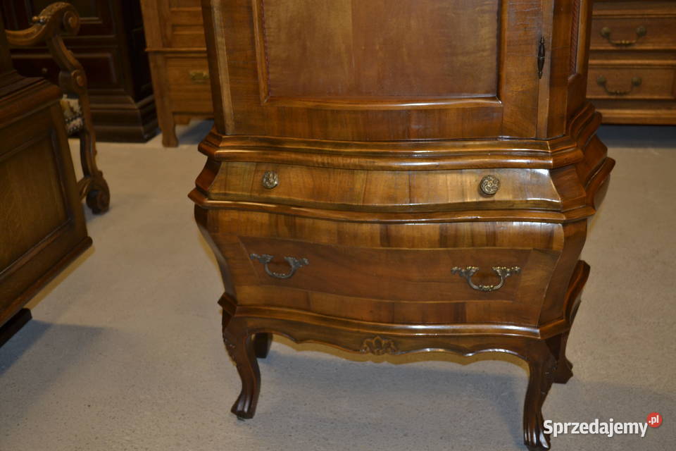 witryna jednodrzwiowa rokoko orzech Będzin