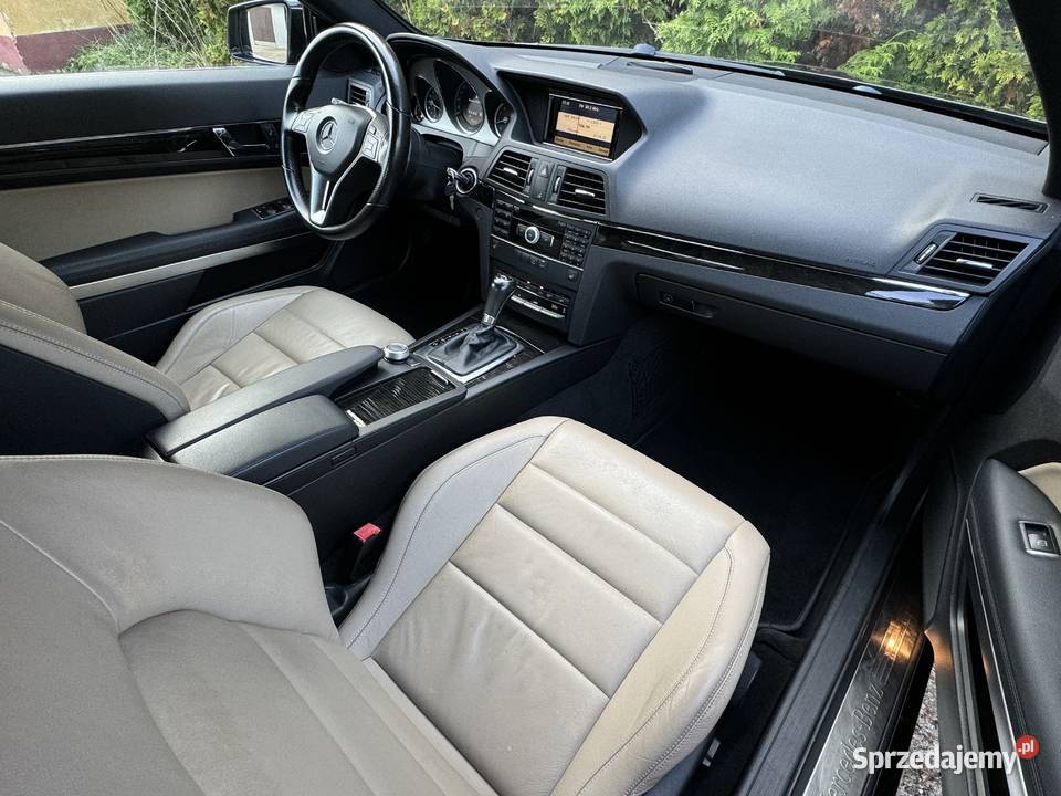 Mercedes E250 Coupe Automat Bixenon Jasna Skóra reflektory ksenonowe Elbląg