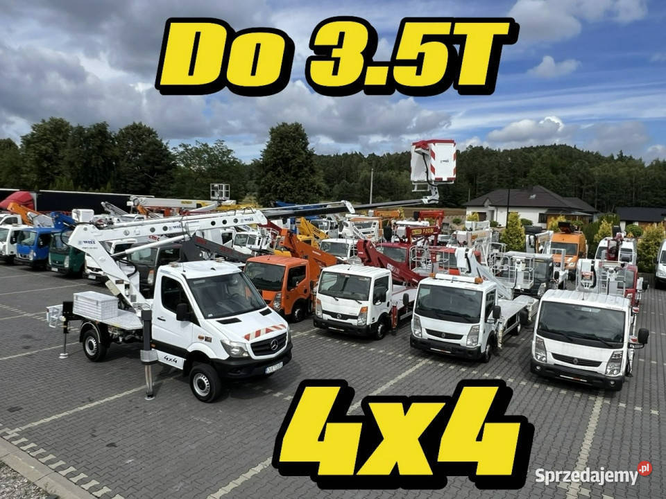 Mercedes Sprinter 316 CDI 4X4 PODNOŚNIK KOSZOWY elektryczne lusterka świętokrzyskie Widełki