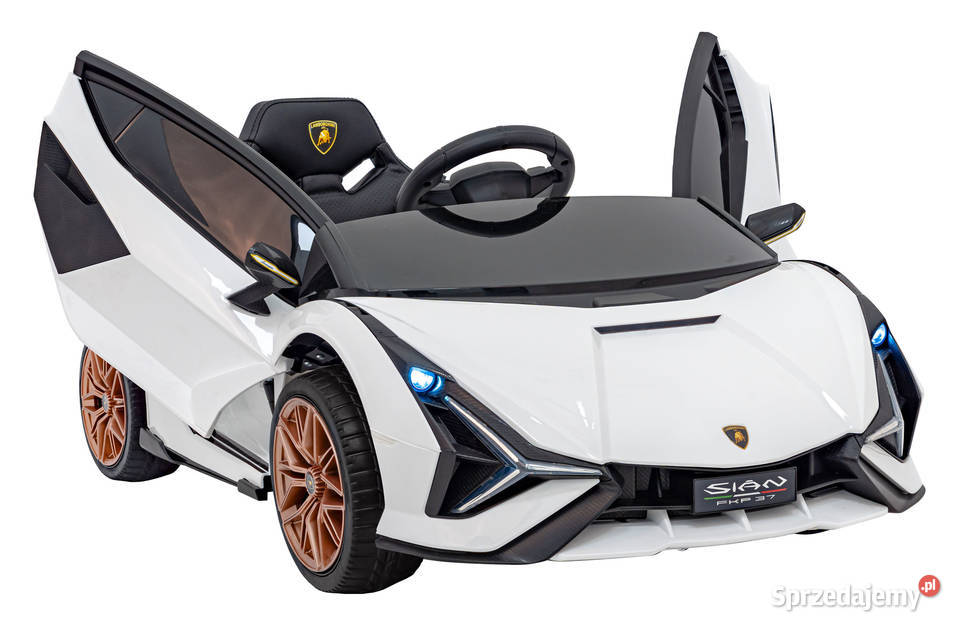 Lamborghini SIAN Białe Auto na Akumulator 12V 4 Łopuszno